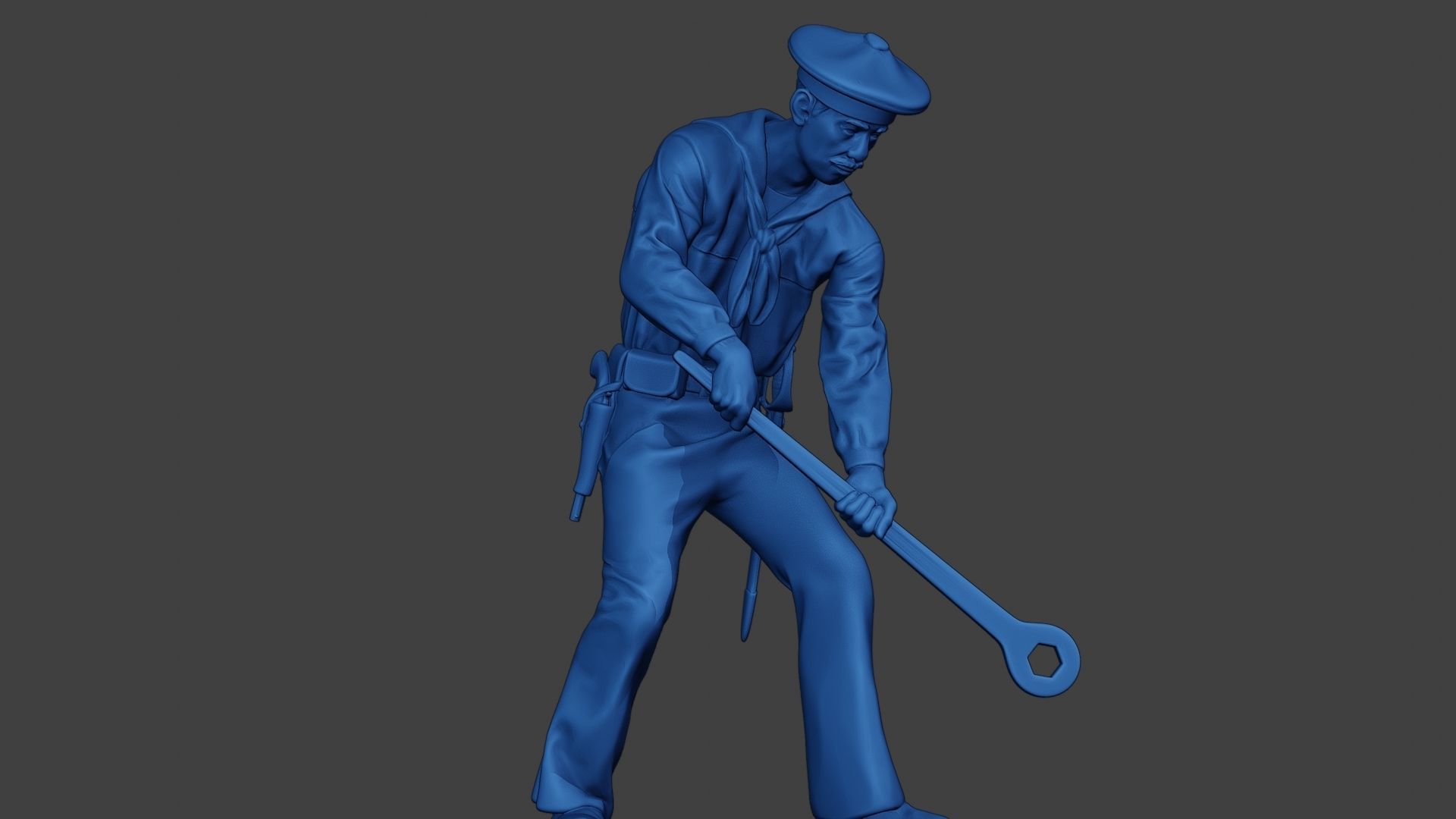American Sailor Civil War Union wrench ACWUS2 3D print model_13
