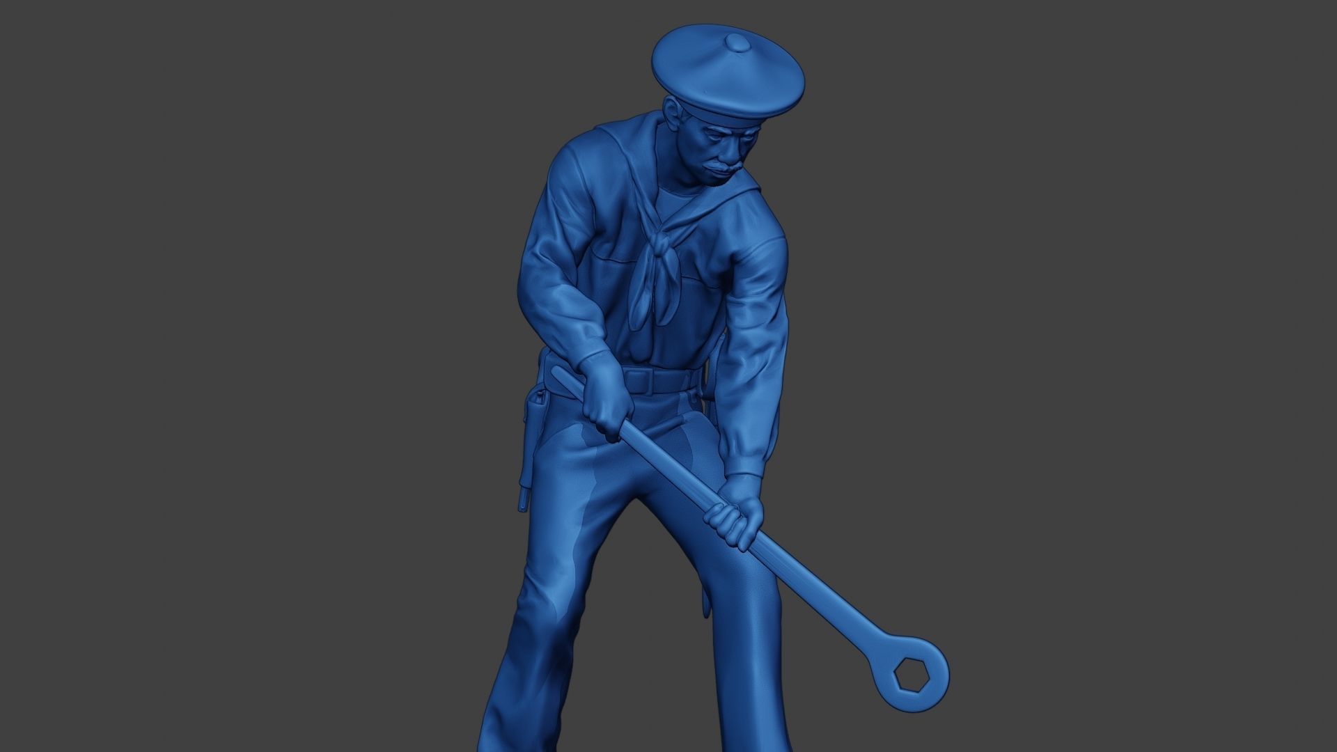American Sailor Civil War Union wrench ACWUS2 3D print model_28