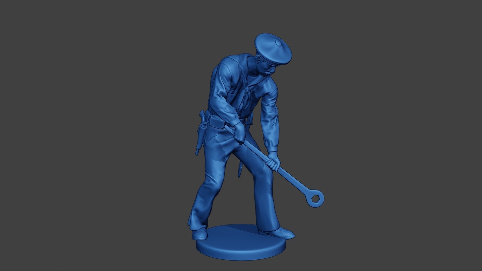American Sailor Civil War Union wrench ACWUS2 3D print model_10