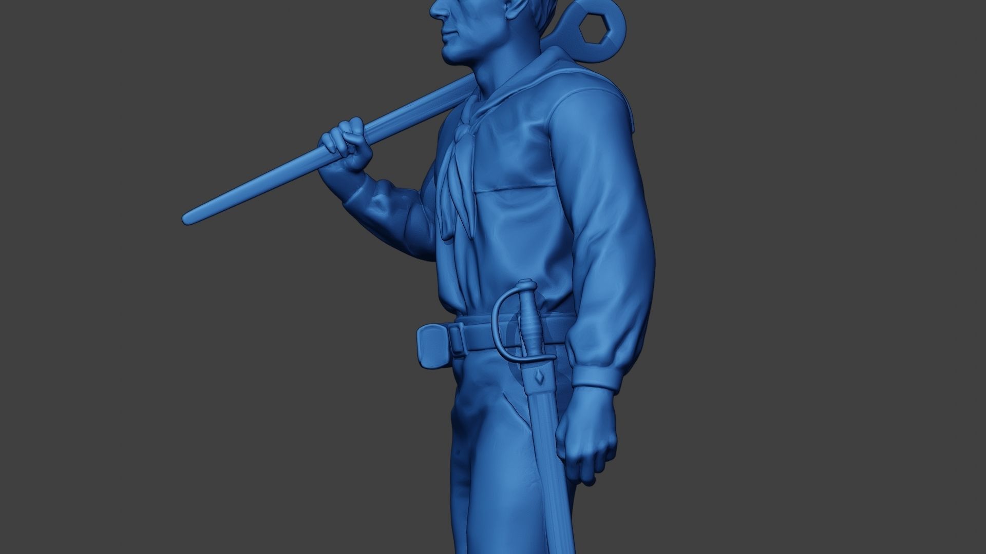 American Sailor Civil War Union wrench2 ACWUS2 3D print model_17