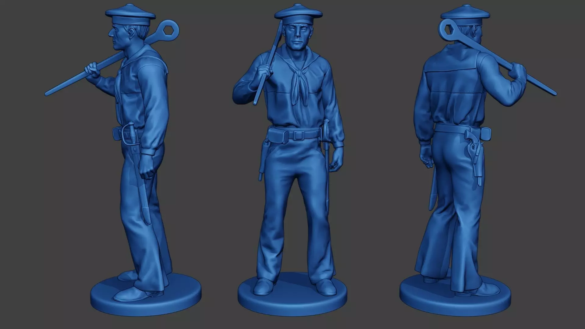 American Sailor Civil War Union wrench2 ACWUS2 3D print model_0