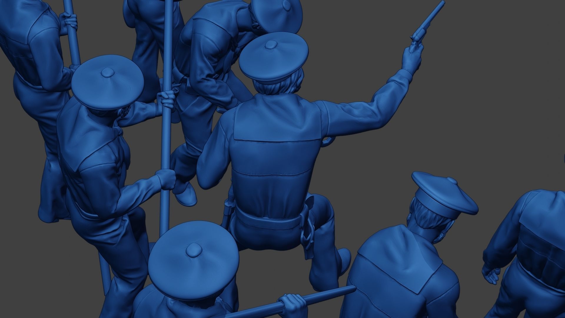 American Sailors Civil War Union Pack2 ACWUS2 3D Model Collection_12