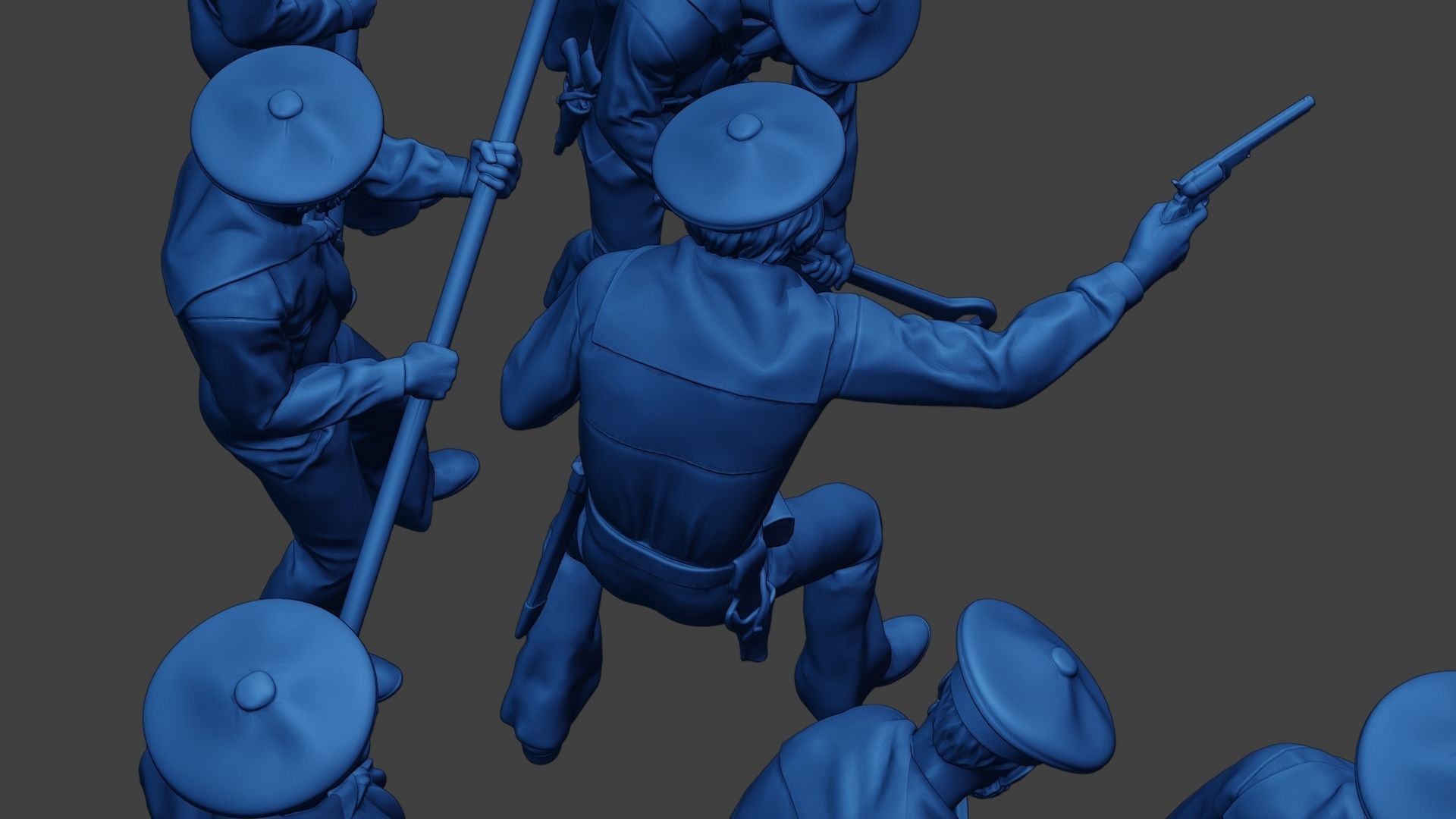 American Sailors Civil War Union Pack2 ACWUS2 3D Model Collection_9