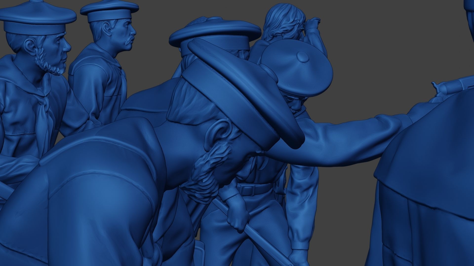 American Sailors Civil War Union Pack2 ACWUS2 3D Model Collection_22