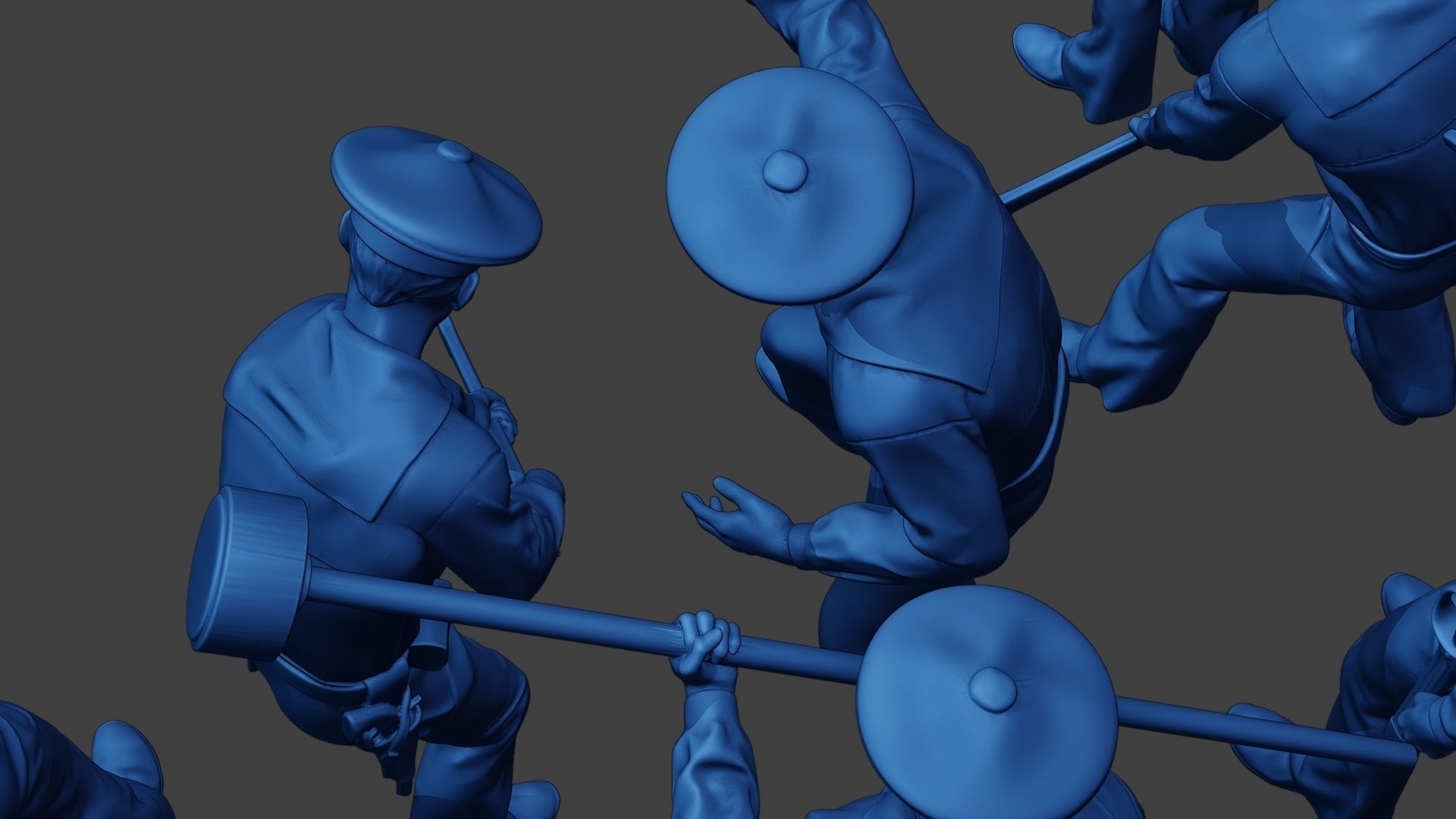 American Sailors Civil War Union Pack2 ACWUS2 3D Model Collection_10