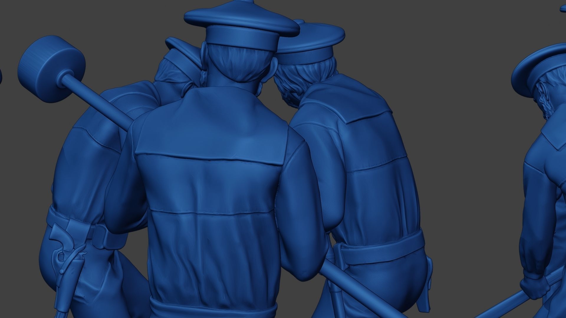 American Sailors Civil War Union Pack2 ACWUS2 3D Model Collection_11