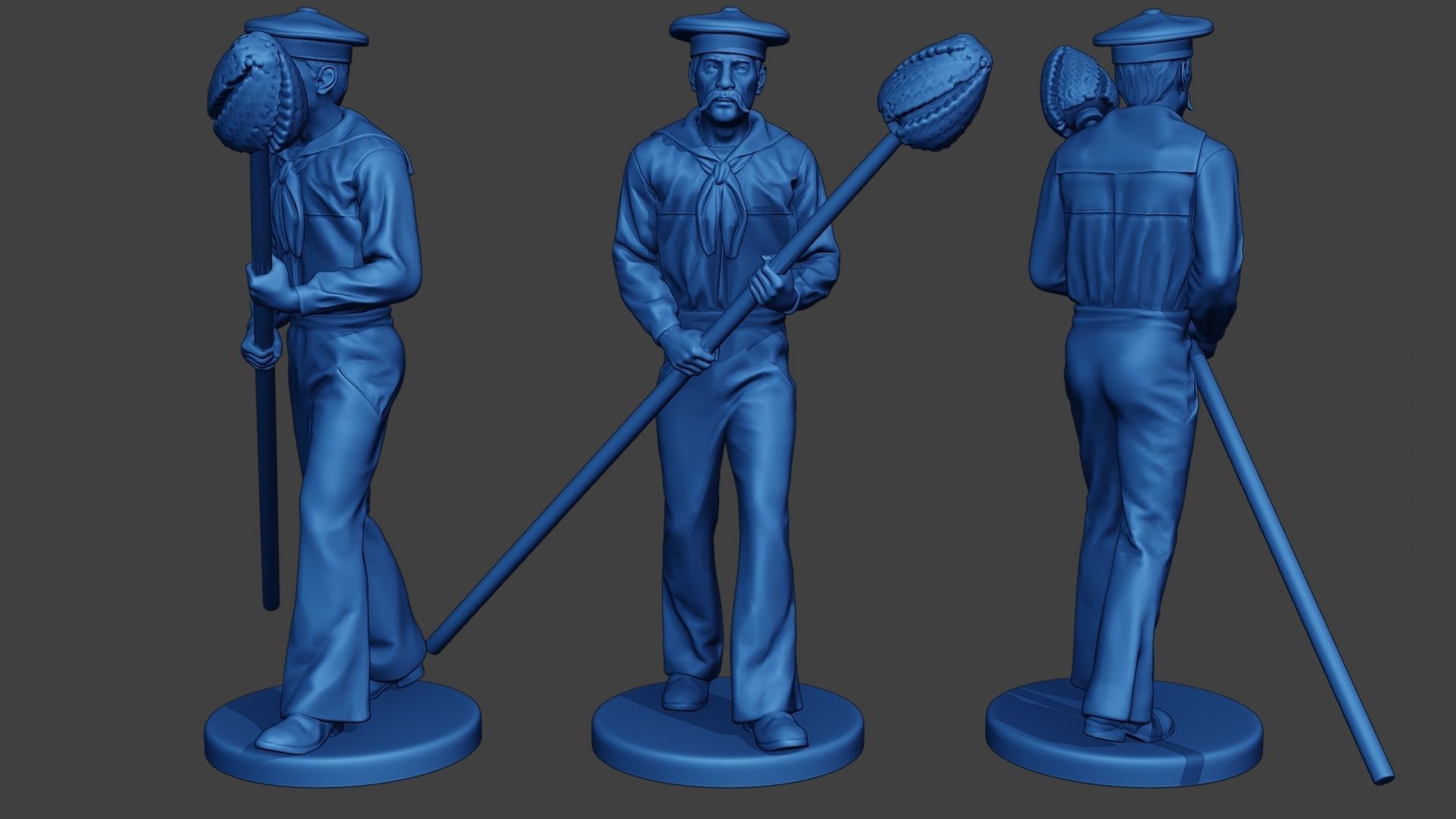 American Sailors Civil War Union Pack2 ACWUS2 3D Model Collection_1