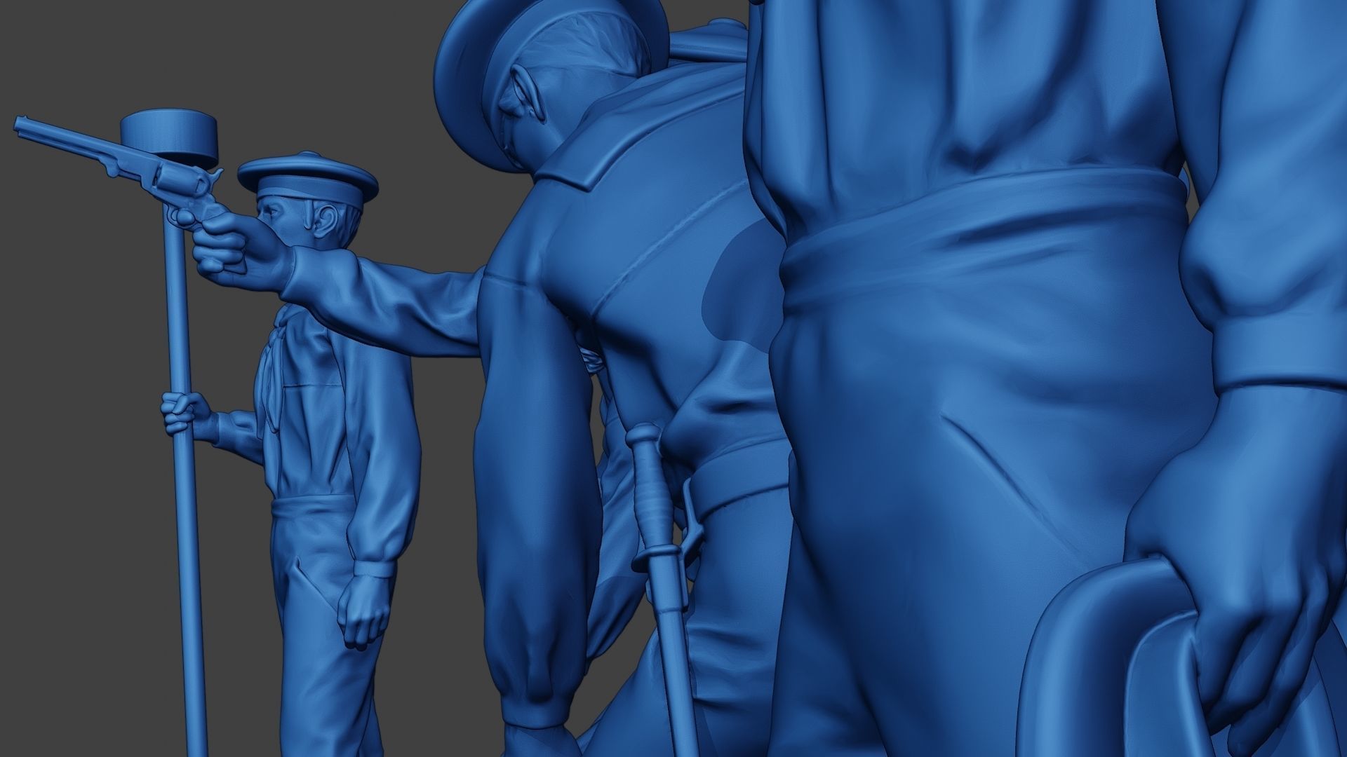 American Sailors Civil War Union Pack2 ACWUS2 3D Model Collection_13