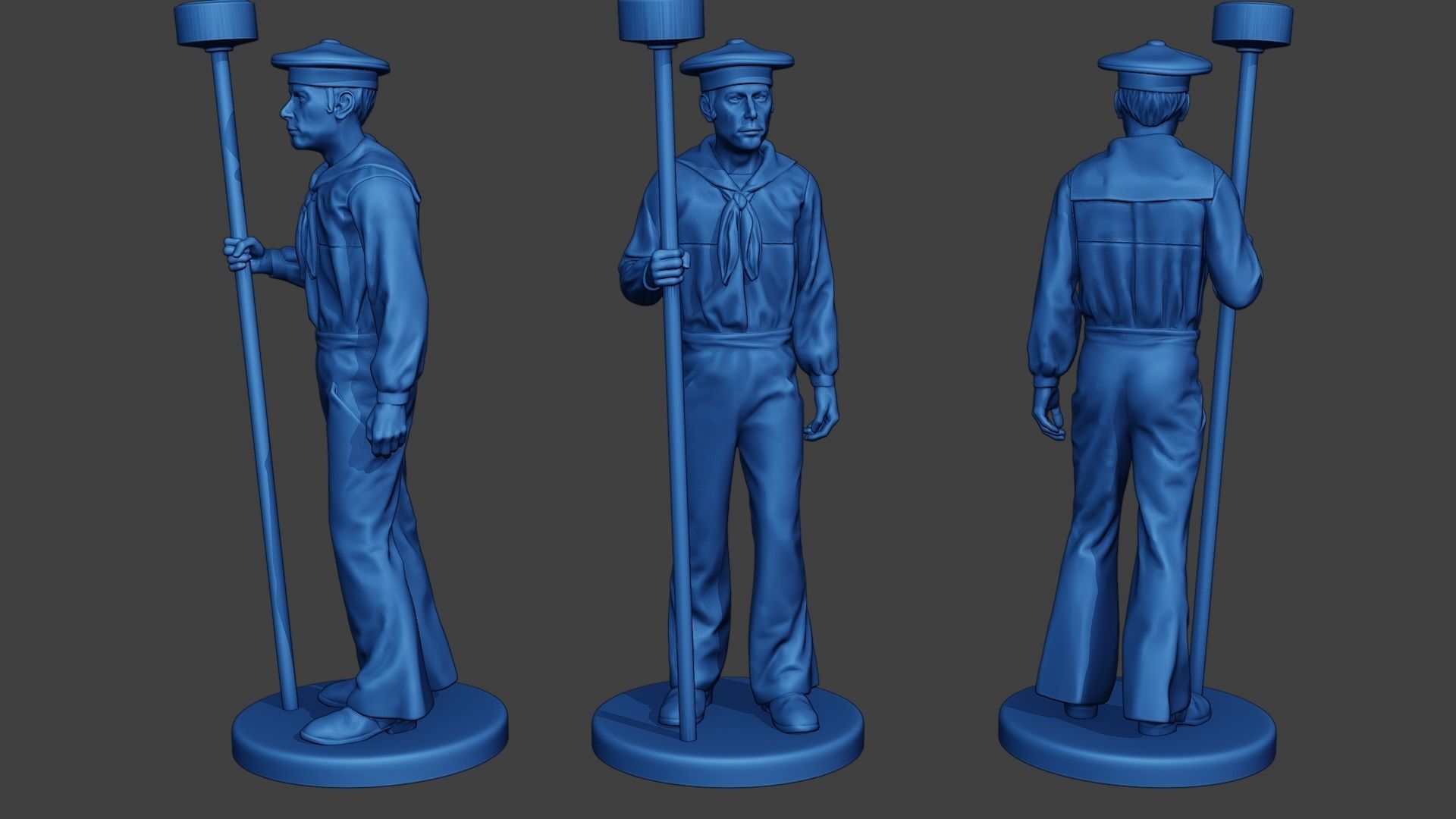 American Sailors Civil War Union Pack2 ACWUS2 3D Model Collection_8