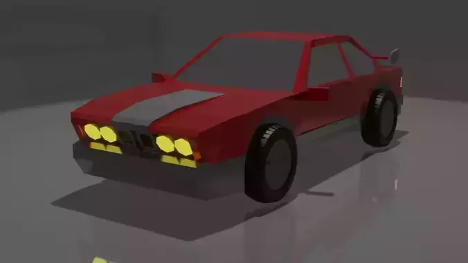 Low Poly Sport Car