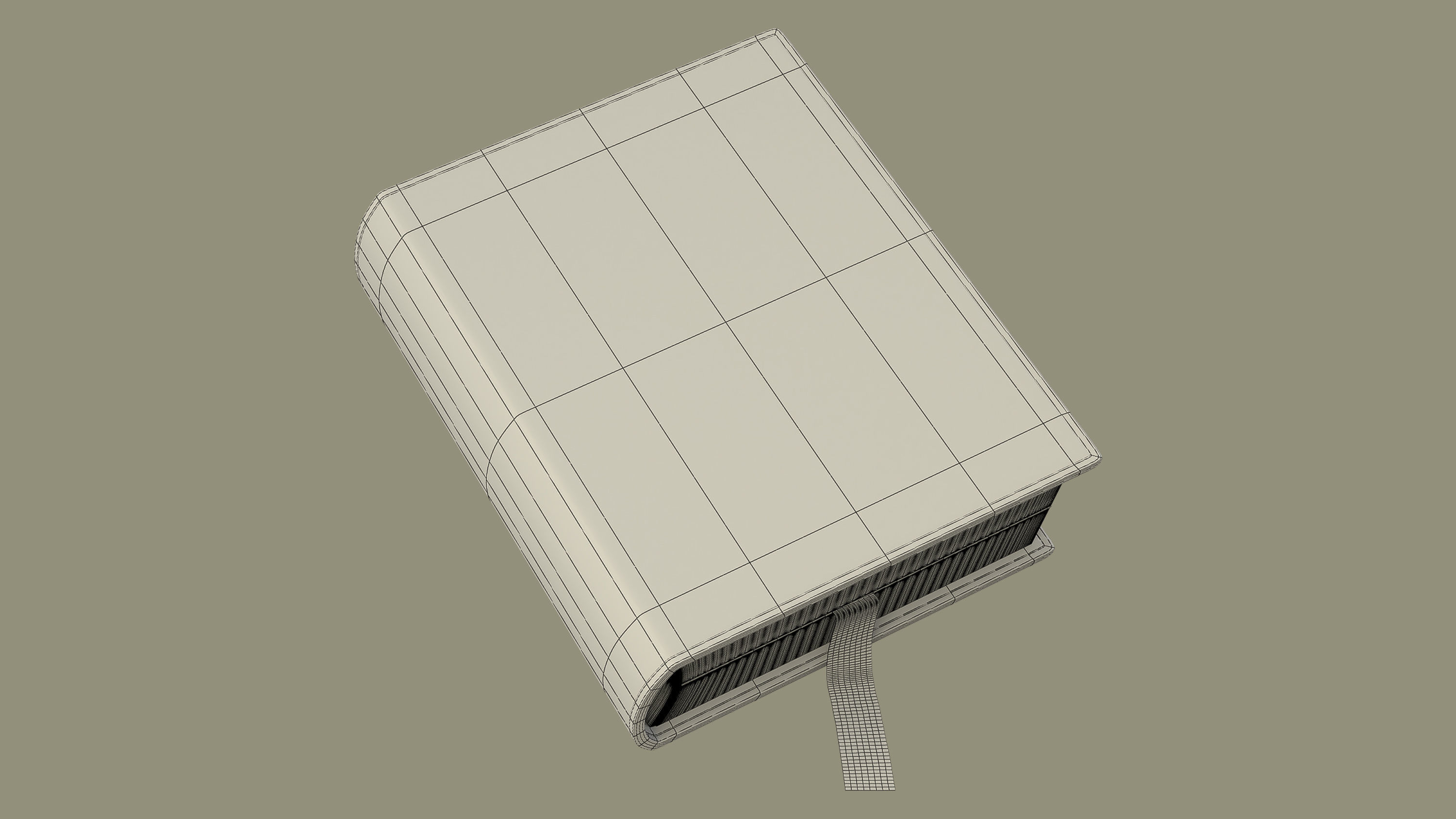 HolyBible with open book animation 3D model_6