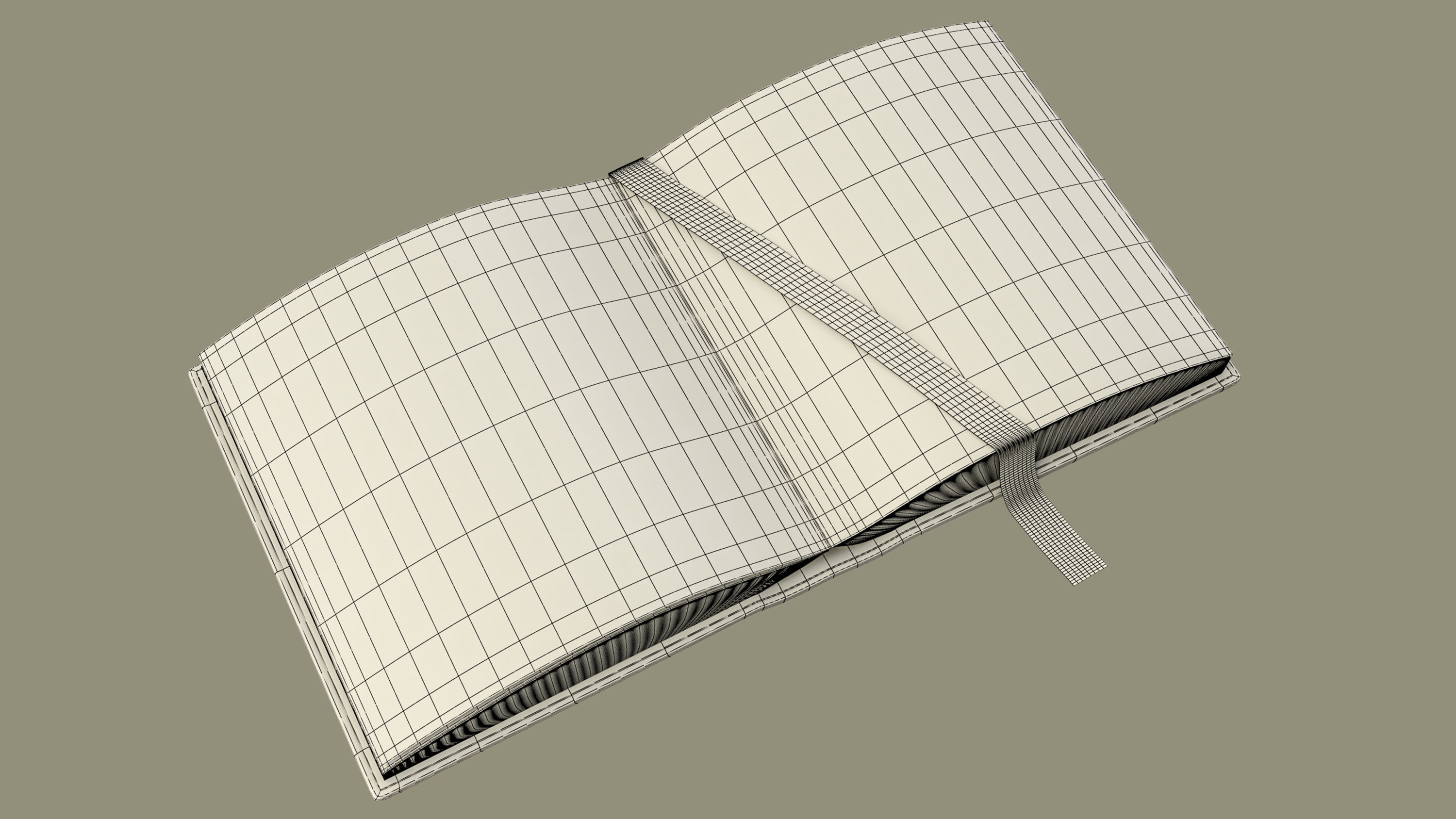 HolyBible with open book animation 3D model_8