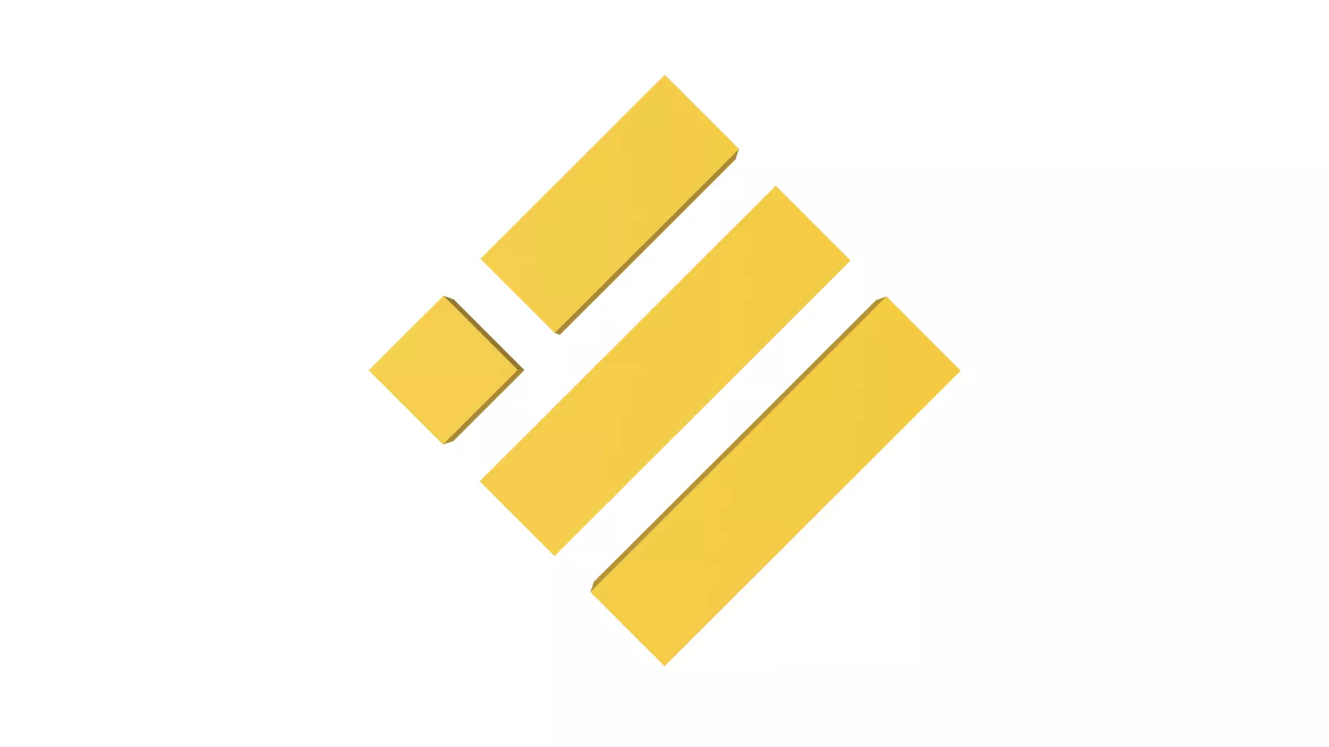 Binance USD BUSD Low-Poly 3D Model 3D model_0