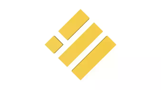 Binance USD BUSD Low-Poly 3D Model