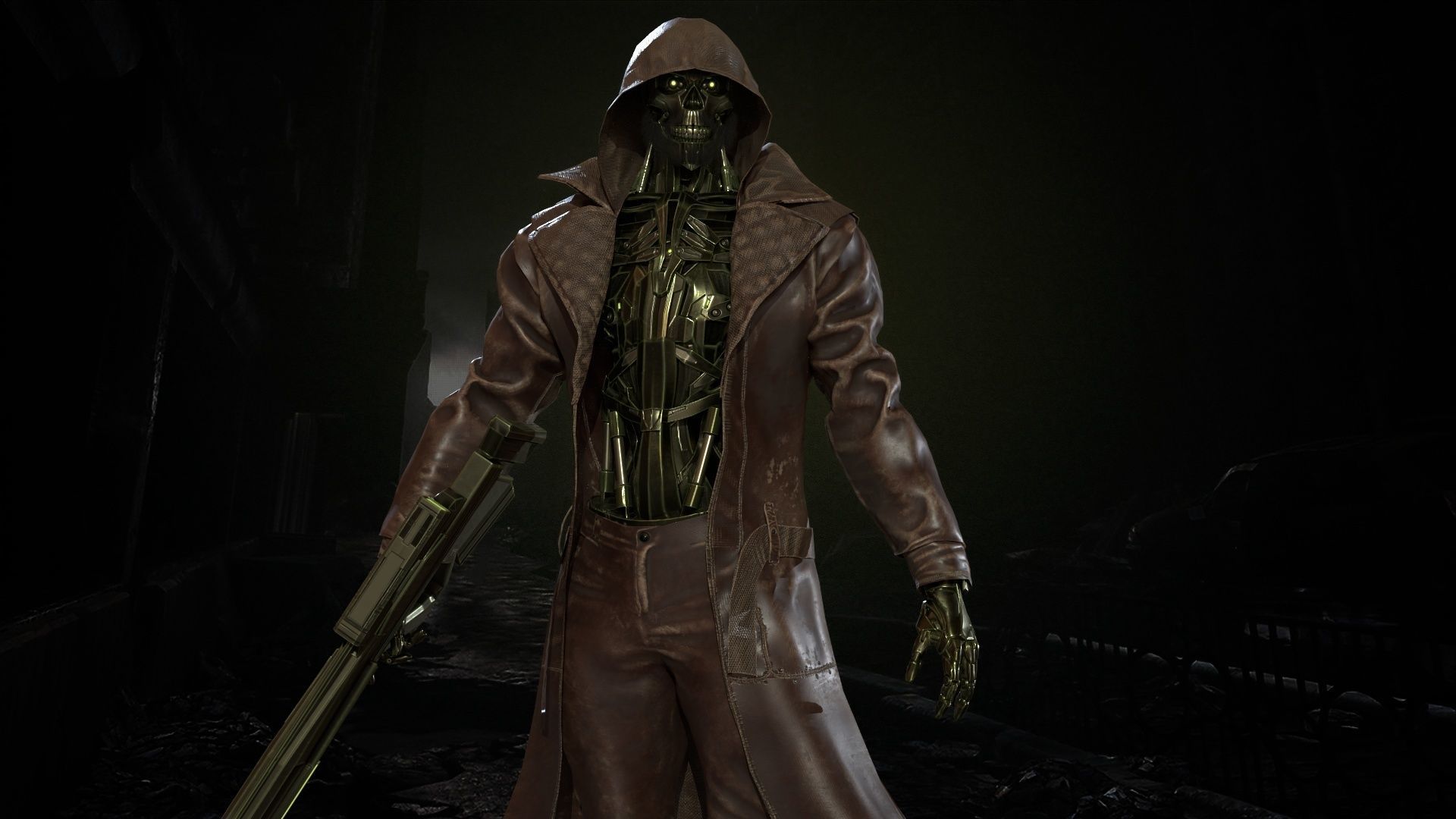 CyborgMan devil may cry character Low-poly 3D model_6