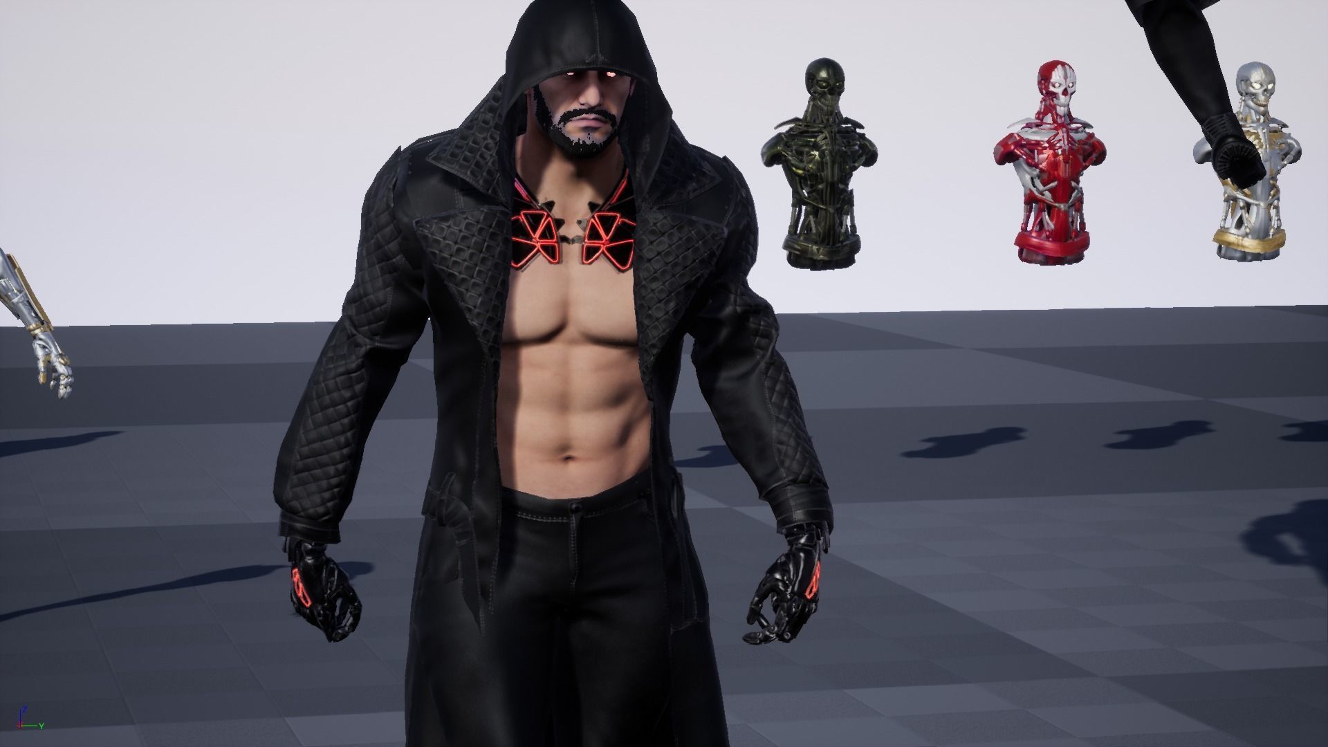 CyborgMan devil may cry character Low-poly 3D model_46