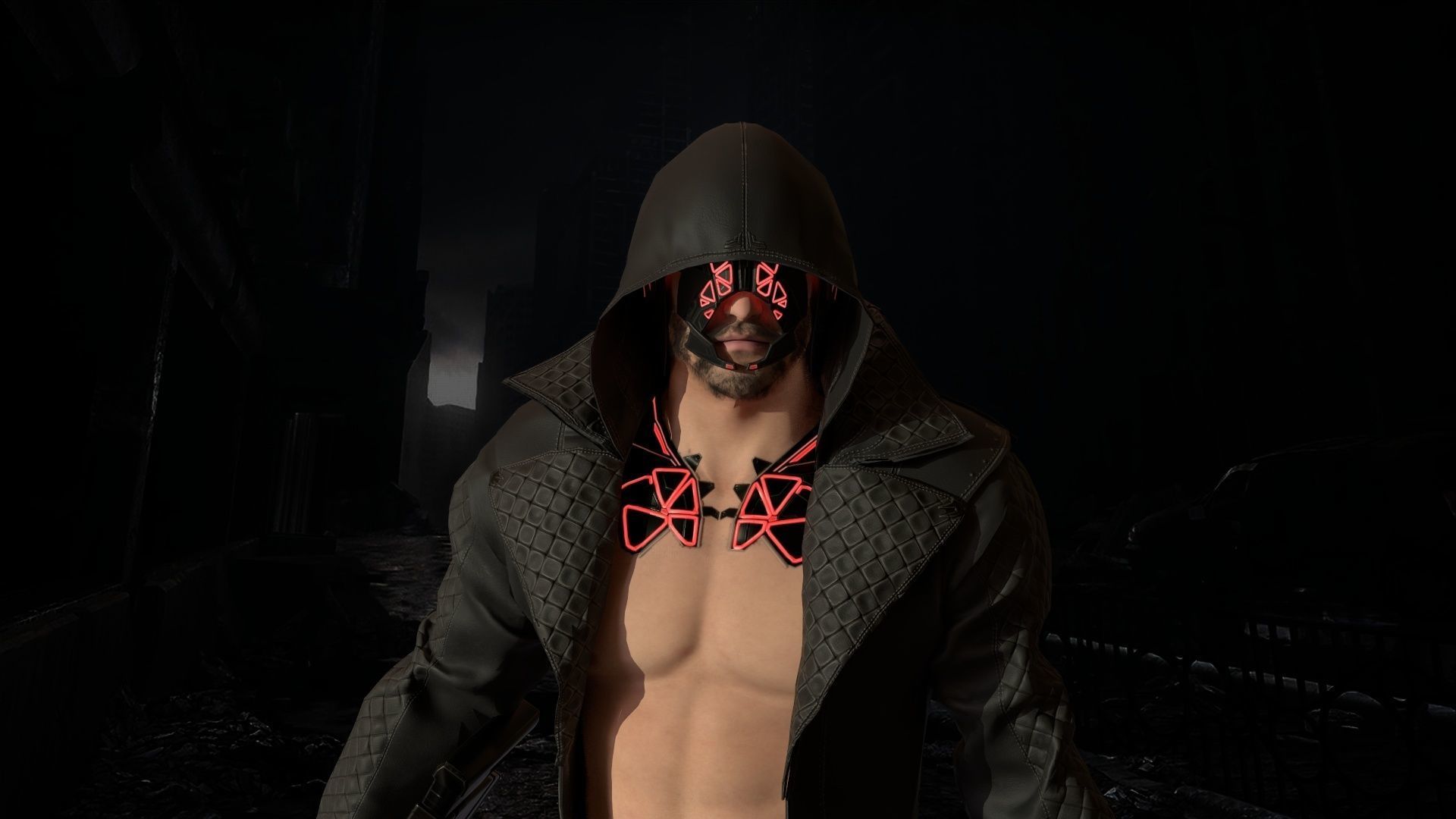 CyborgMan devil may cry character Low-poly 3D model_22