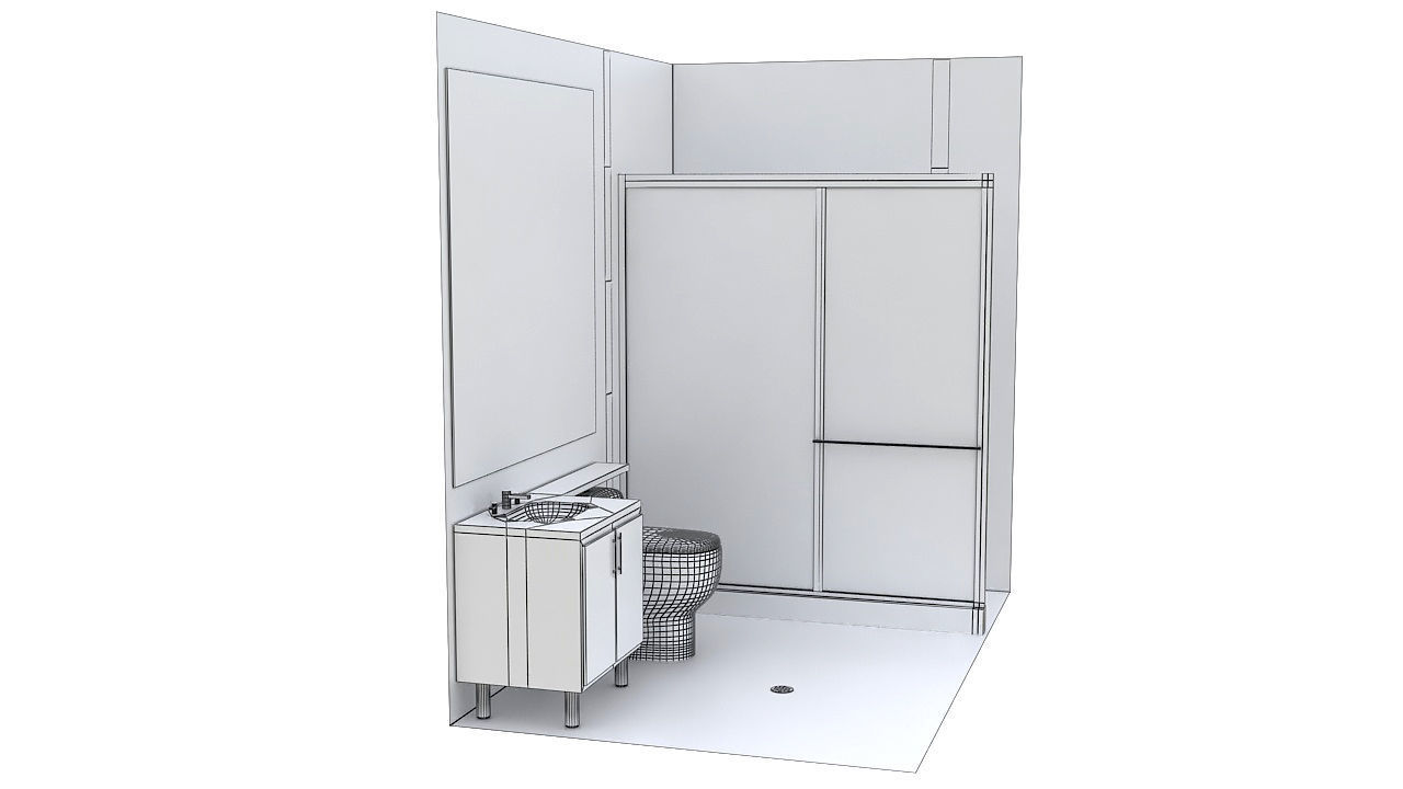 Bathroom vol-1 3D model_6