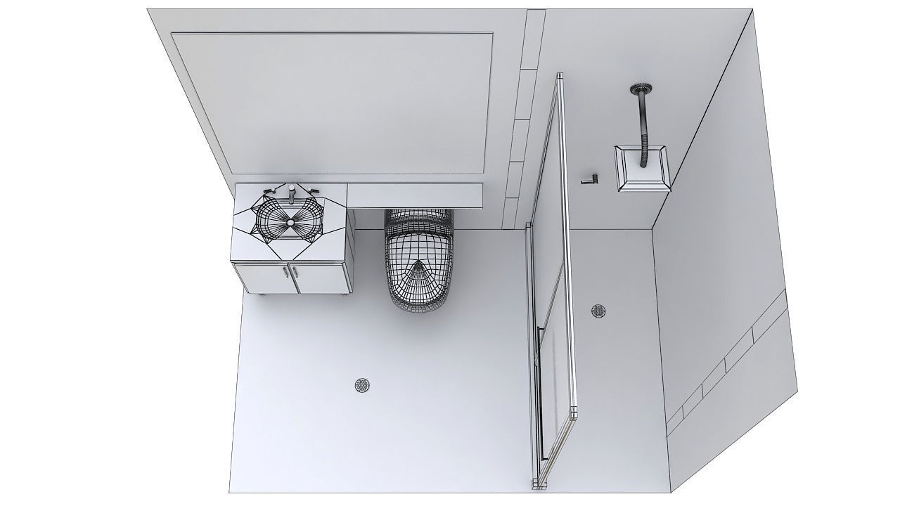 Bathroom vol-1 3D model_8