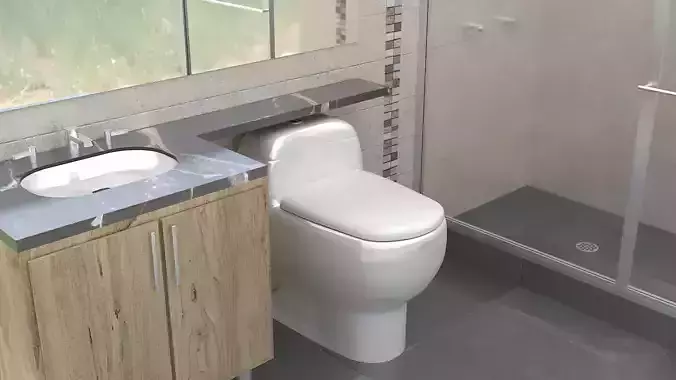 Bathroom vol-1 3D model