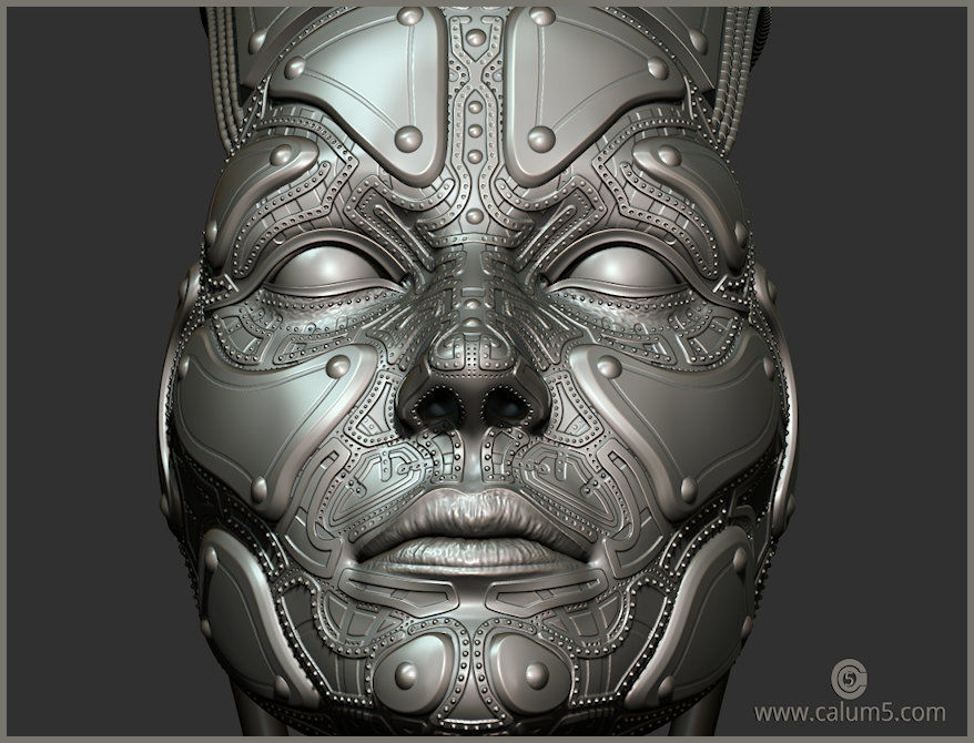 C5X2 Version High detail model 3D print model_7