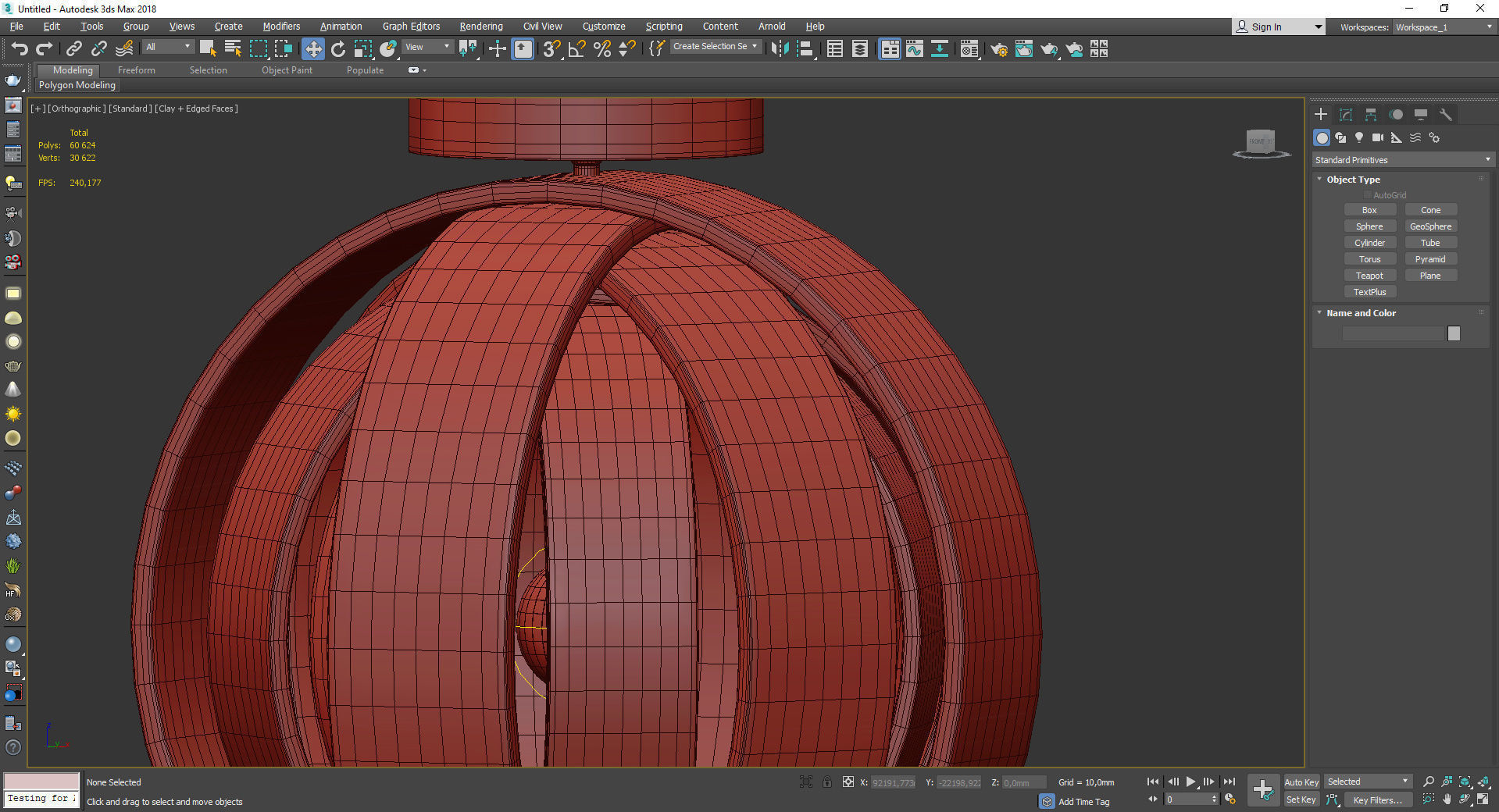 Carlo Nason Hand Blown Glass Sculptural Chandelier Low-poly 3D model_4