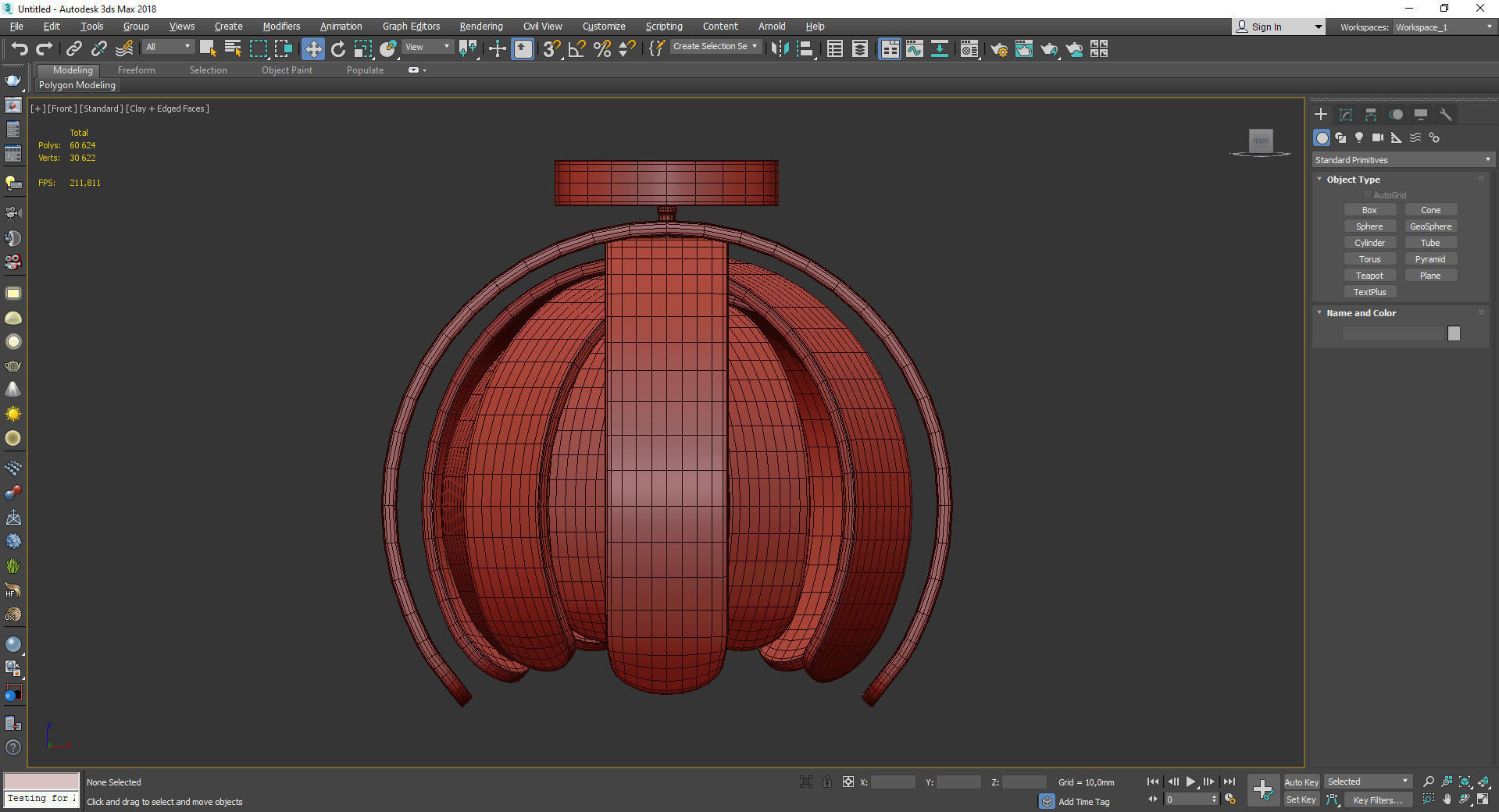 Carlo Nason Hand Blown Glass Sculptural Chandelier Low-poly 3D model_2