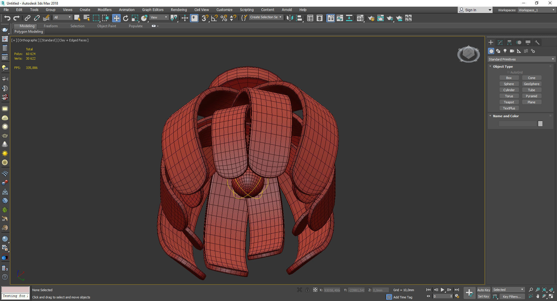 Carlo Nason Hand Blown Glass Sculptural Chandelier Low-poly 3D model_3