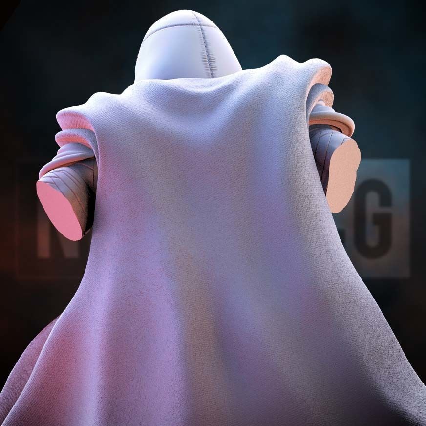 Fan Art Moon Knight - Bust 3D print model_3