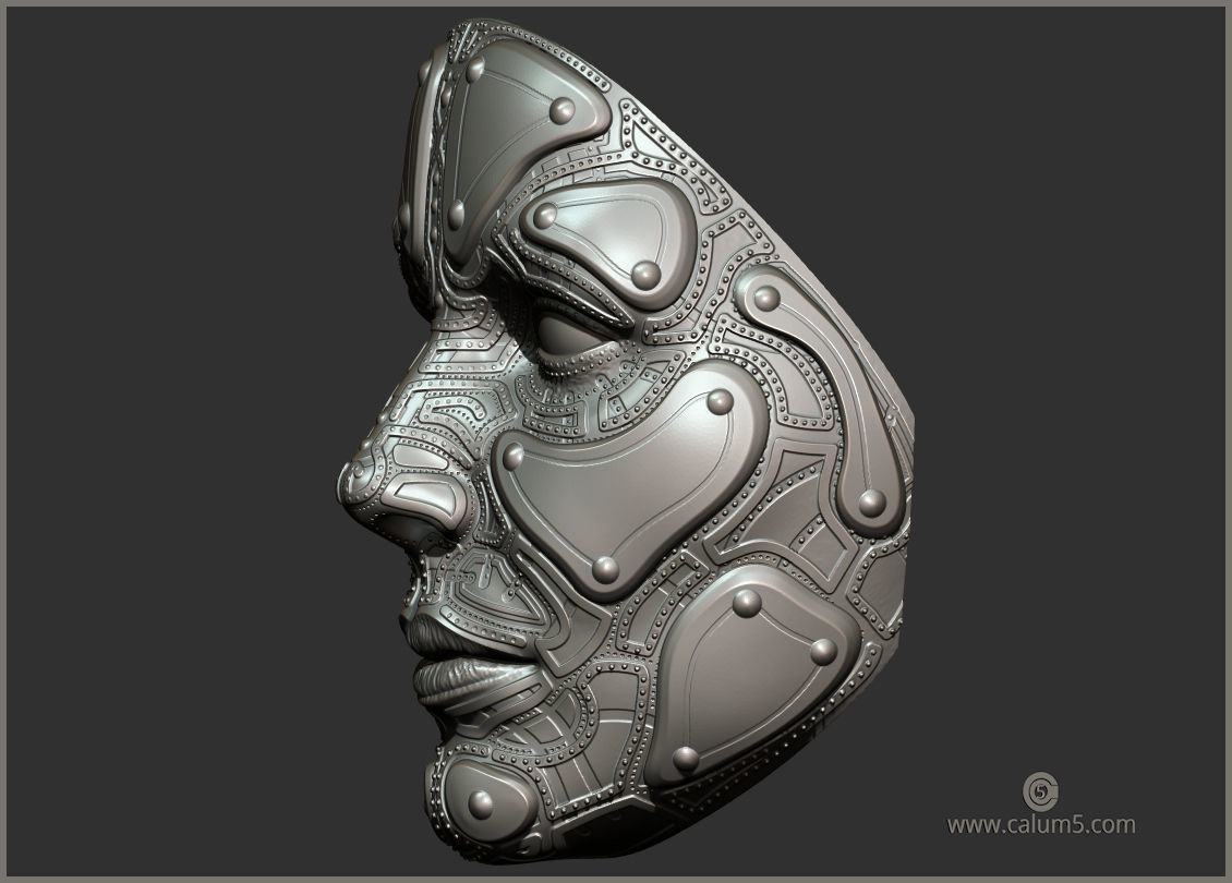 C5X Wall Mountable High detail model 3D print model_4