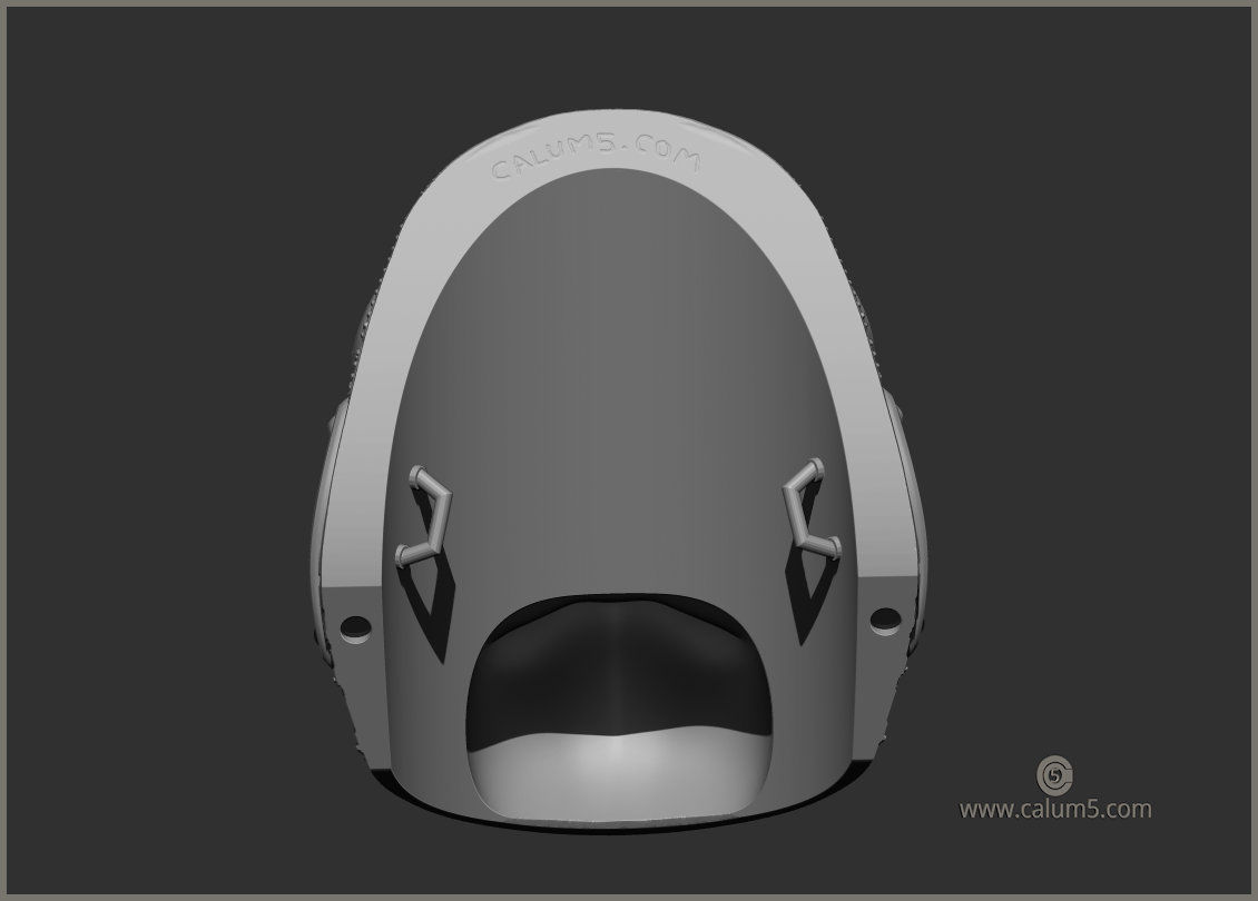 C5X Wall Mountable High detail model 3D print model_11