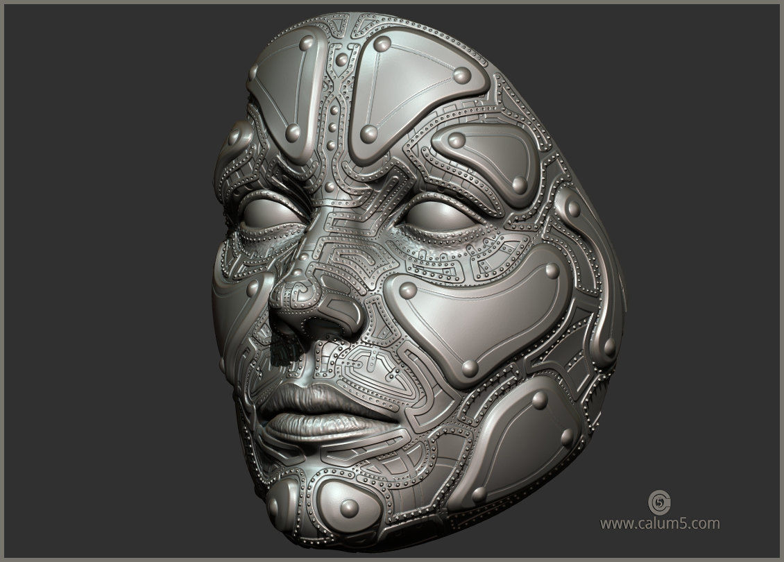 C5X Wall Mountable High detail model 3D print model_1