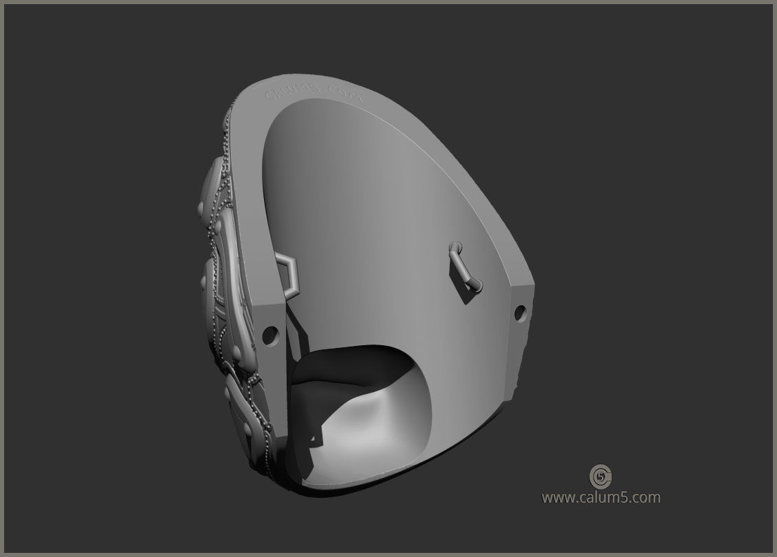 C5X Wall Mountable High detail model 3D print model_12