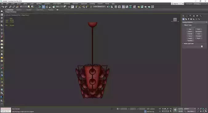 Rare Brass and Flower Pendant