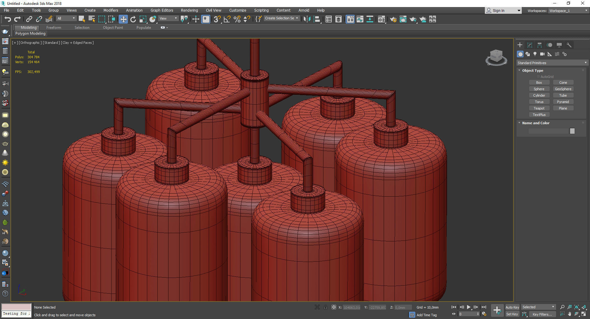 LOUISE ROUND CHANDELIER Low-poly 3D model_4