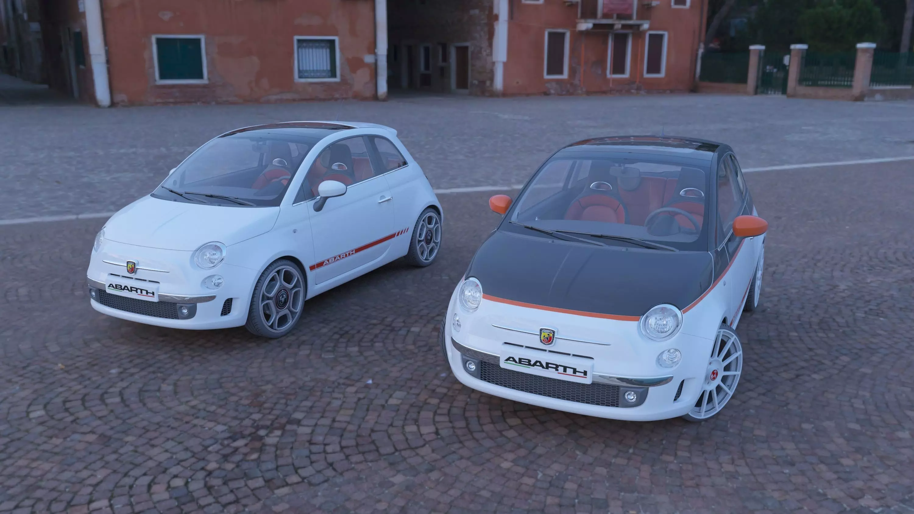 Fiat 500 Abarth 3D model_0