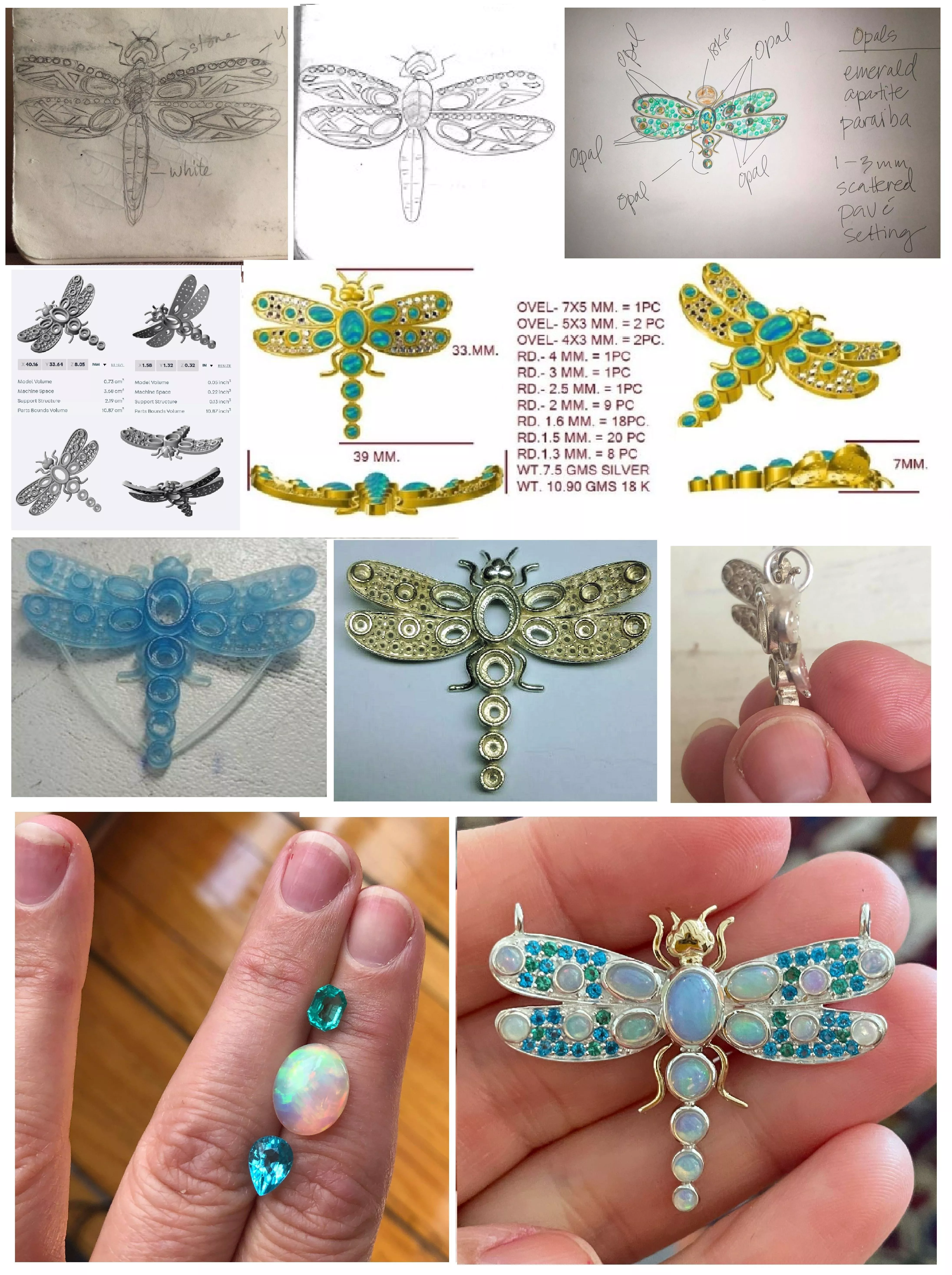 Dragonfly Pendant 3D print model