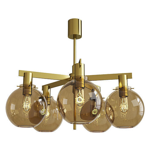 Hans Agne Jakobsson Ceiling Lamp Low-poly 3D model