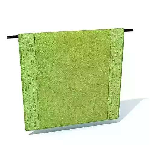 Green Doormat With Decorations