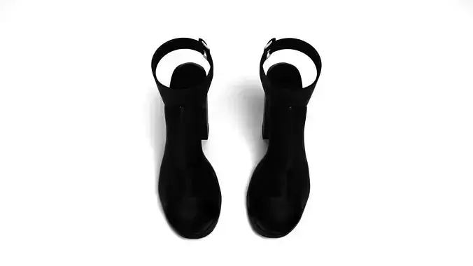 Peep Toe Heel Women 3D model
