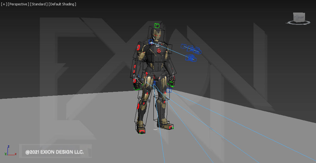 Iron Man MK C42 Chaos Armor 3D model_8