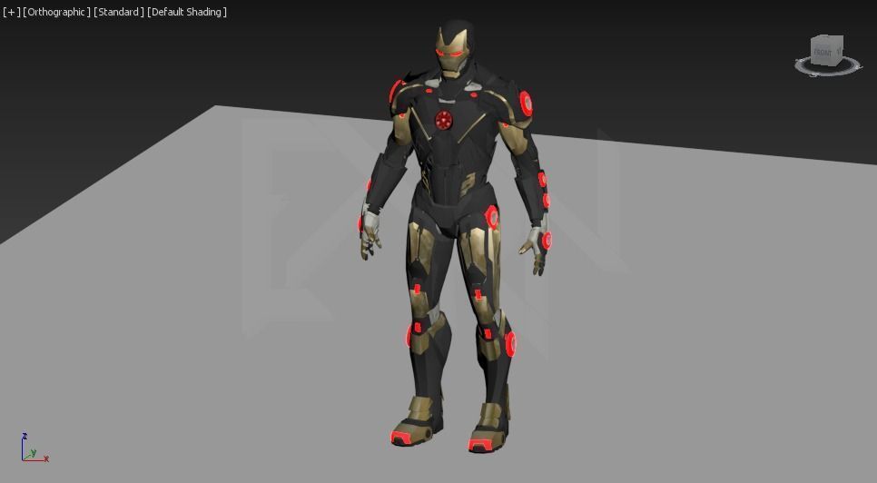 Iron Man MK C42 Chaos Armor 3D model_10