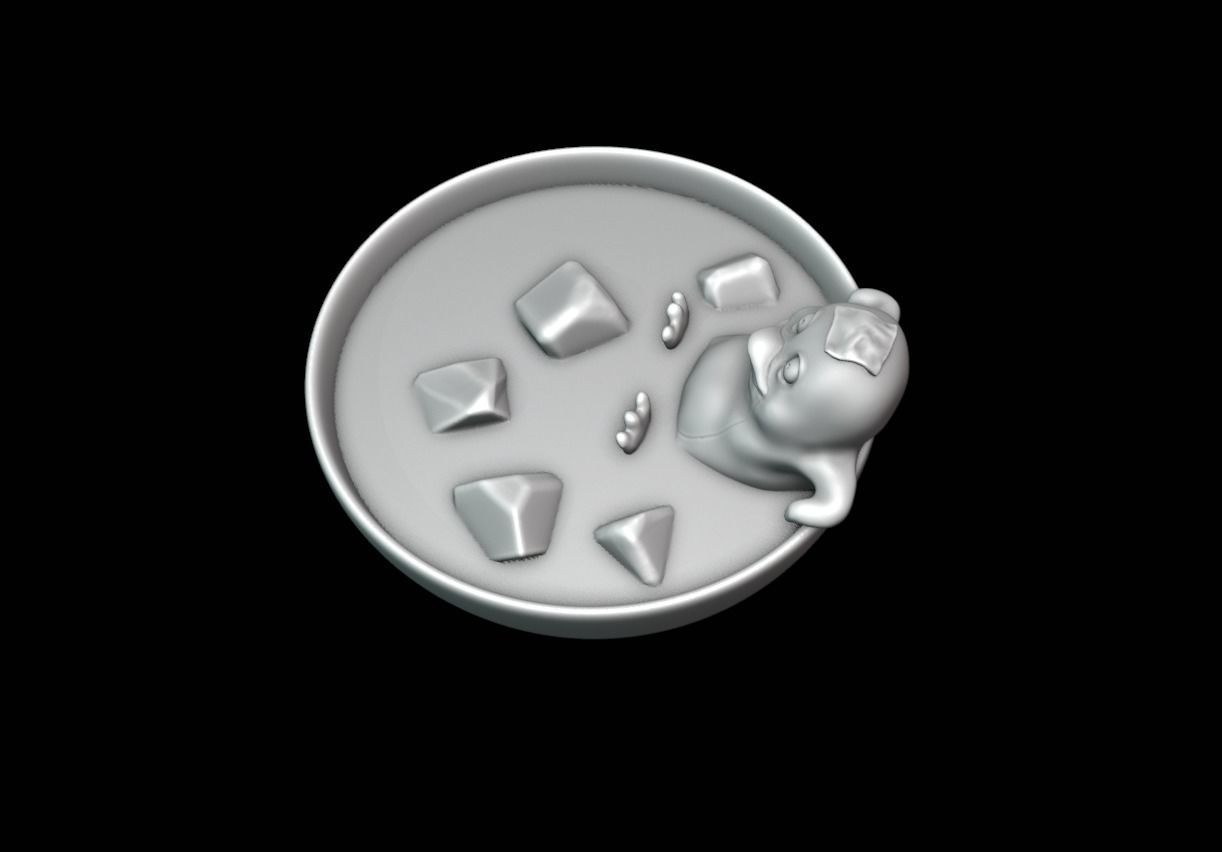 Penguin Paperclip box 3D print model_4