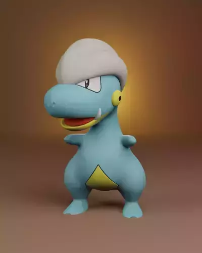 pokemon bagon 3D print model