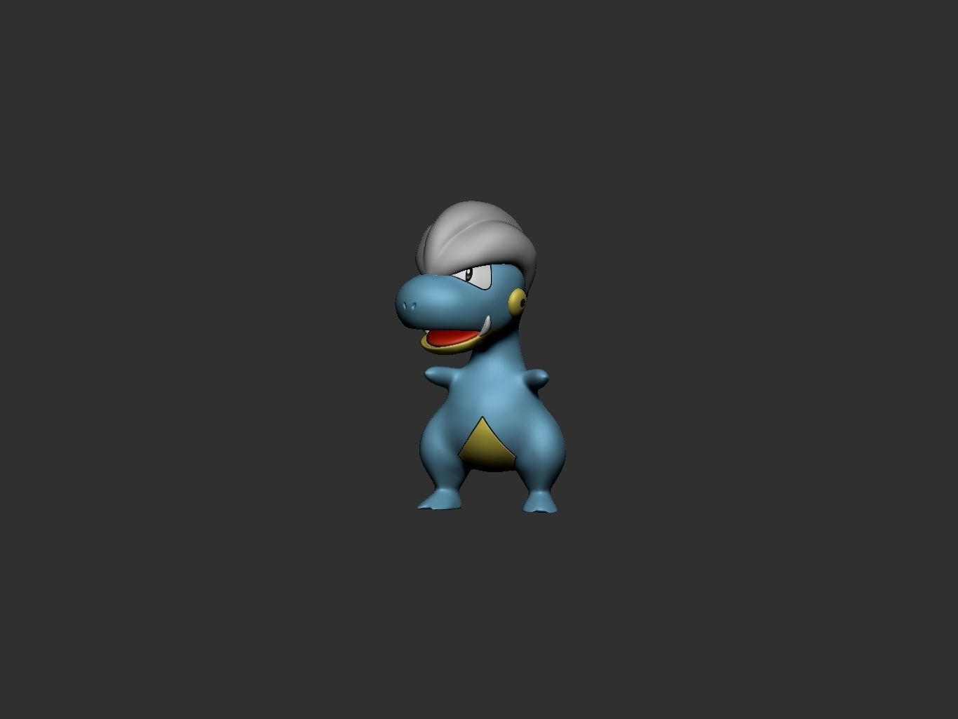 pokemon bagon 3D print model_1