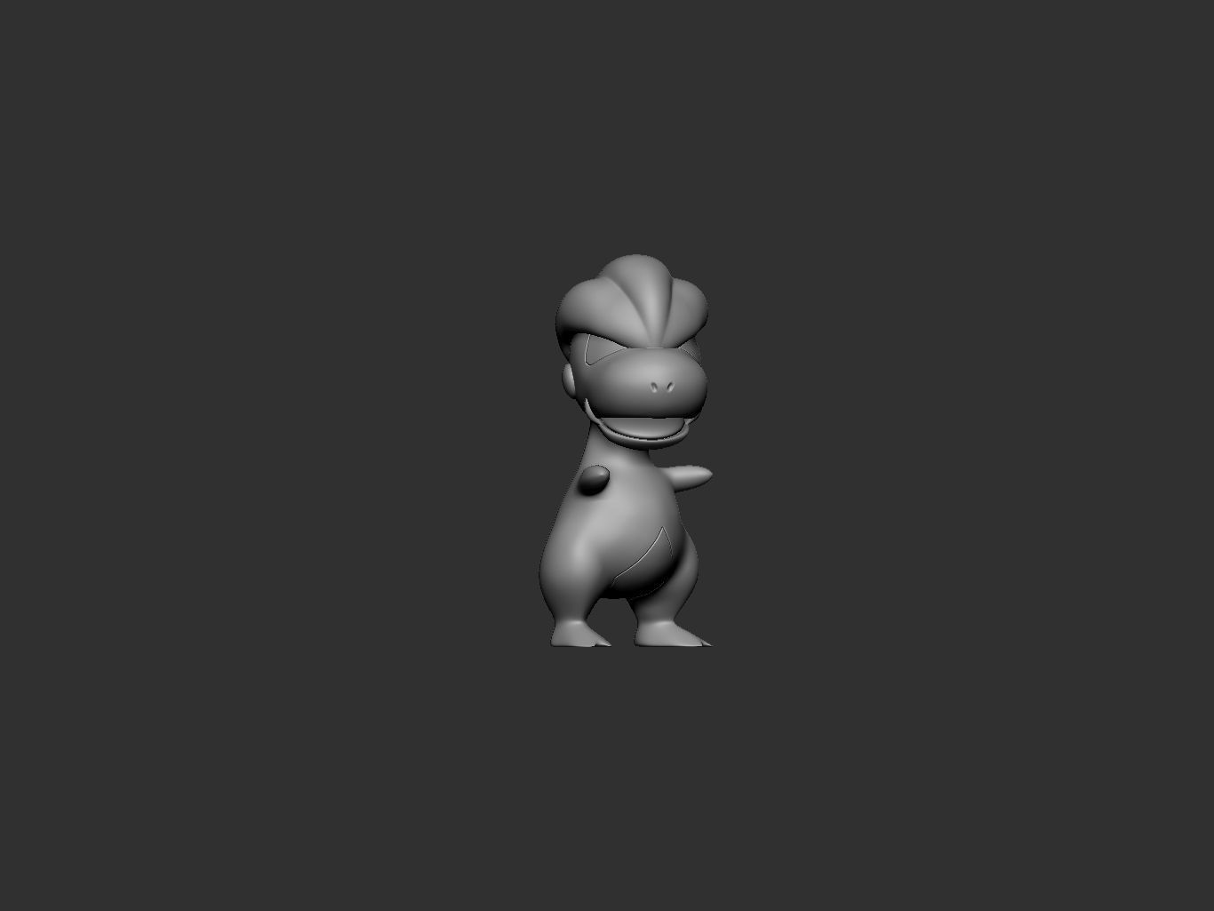 pokemon bagon 3D print model_4