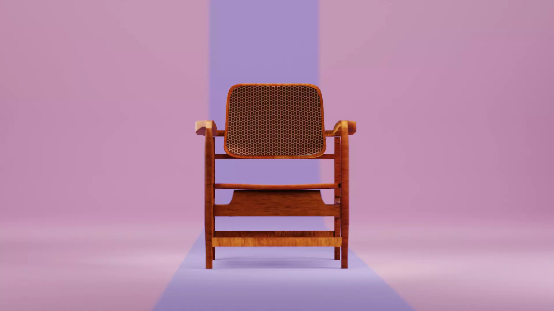 Chair high 3D model_0