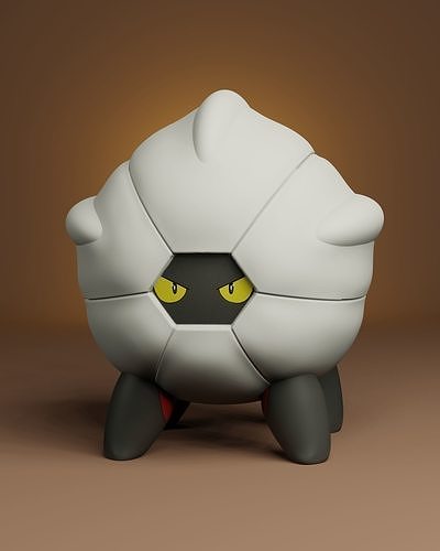 pokemon shelgon 3D print model