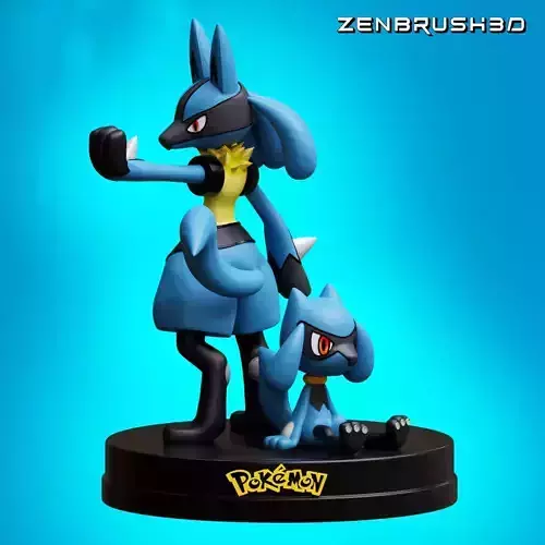   RIOLU LUCARIO POKEMON