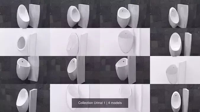 Collection Urinal 1 on wall